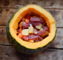 Тыква фаршированная с мясом запеченная в духовке