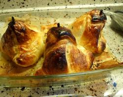 Фаршированные Груши в слоенном тесте