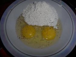 Фаршированные морковью крабовые палочки в кляре