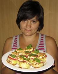 название картинки Кабачки фаршированные мясом запеченные в духовке