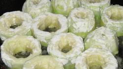 название картинки Кабачки фаршированные мясом запеченные в духовке