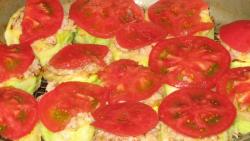 название картинки Кабачки фаршированные мясом запеченные в духовке