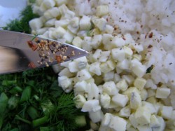 название картинки Фаршированные кальмары с рисом и яйцом