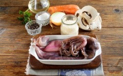 название картинки Фаршированные кальмары в год Свиньи-Кабана