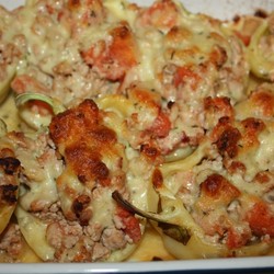 Фаршированные перцы лодочки