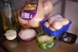 Фаршированный петушок в духовке новогодний