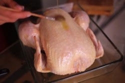 Фаршированный петушок в духовке новогодний