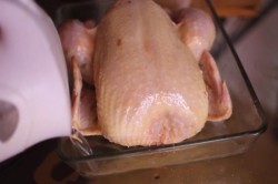 Фаршированный петушок в духовке новогодний