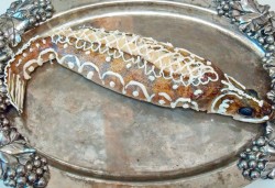 Фаршированный судак в духовке целиком