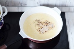 Фетучини с креветками в сливочном соусе