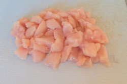 Фетучини с курицей и шампиньонами в соусе