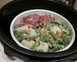 Индейка на пару в мультиварке с овощами