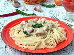 название картинки Филе индейки в сметане