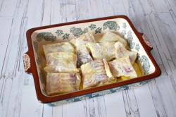 Филе минтая с картошкой в духовке - шаг 7 Филе минтая с картошкой в духовке - шаг 7