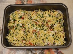 название картинки Филе тилапии с сыром и луком в духовке