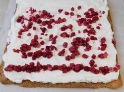 название картинки Фисташковый рулет с малиной