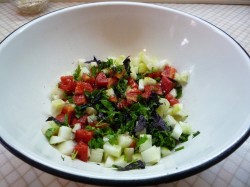 Салат красоты из овсяных хлопьев