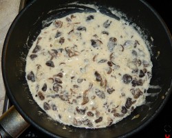 Фрикасе с грибами