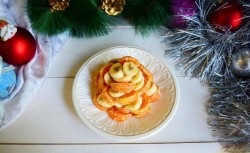 Фруктовый салат Ёлочка - шаг 6