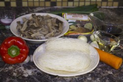 название картинки Фунчоза с грибами