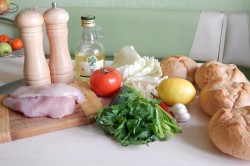 Гамбургер с куриным филе - шаг 1