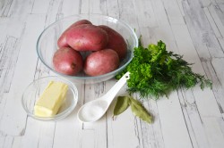 название картинки Гарнир из отварного картофеля