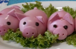 название картинки Гламурные свинки в год Свиньи-Кабана