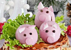 название картинки Гламурные свинки в год Свиньи-Кабана