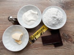 название картинки Глазурь из шоколада для торта шоколадная