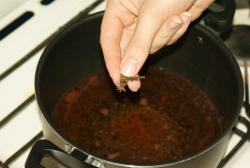 Глинтвейн с корицей, гвоздикой, имбирем и лимонной цедрой