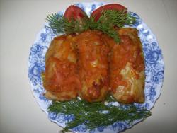 название картинки Голубцы из говядины в духовке в соусе