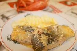 название картинки Горбуша с майонезом морковкой и луком