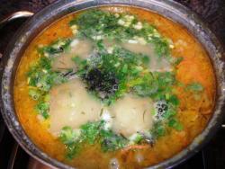 Гороховый суп на мясном бульоне по-фински