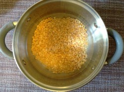 название картинки Гороховая каша без замачивания в кастрюле