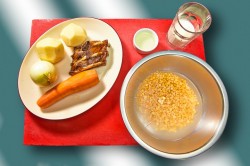Гороховый крем суп с беконом - шаг 1 Гороховый крем суп с беконом - шаг 1