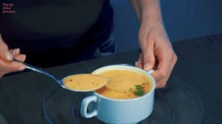 Гороховый суп-пюре с сырокопченой колбасой - шаг 12 Гороховый суп-пюре с сырокопченой колбасой - шаг 12