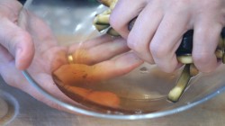 Горячая закуска из баклажан с морковью по-корейски