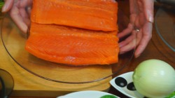 название картинки Горячая закуска с лососем на праздничный стол