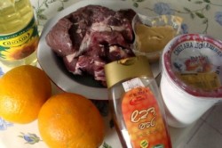Мясо с апельсинами