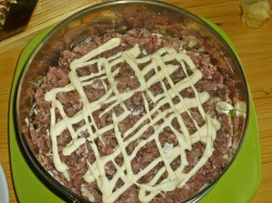 Говядина с яблоками салат