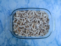 Гратен с курицей и грибами