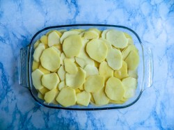 Гратен с курицей и грибами