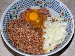 Гречаники с фаршем в духовке