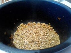 Гречка с фаршем в мультиварке