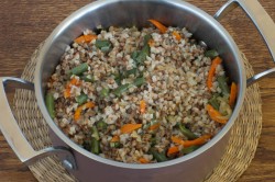 название картинки Гречка с фасолью стручковой