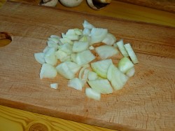 название картинки Гречка с грибами и луком