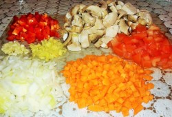 Гречка с грибами в микроволновке