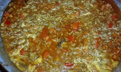 Гречка с грибами в микроволновке