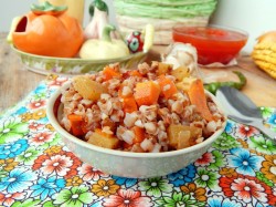 название картинки Гречка с кабачком