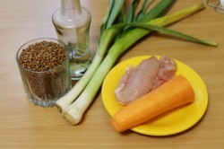 Гречка с курицей в горшочке